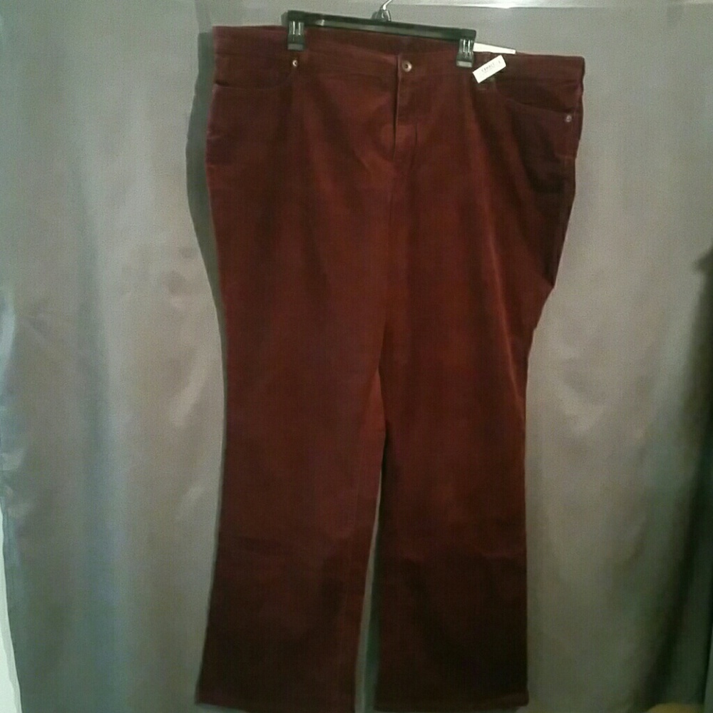 Lands' End Brown Boot Cut Pants - Picture 7 of 8